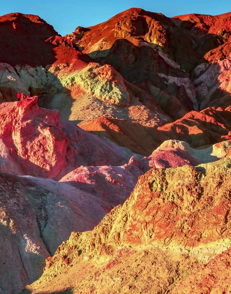 artists palette sunset death valley national park