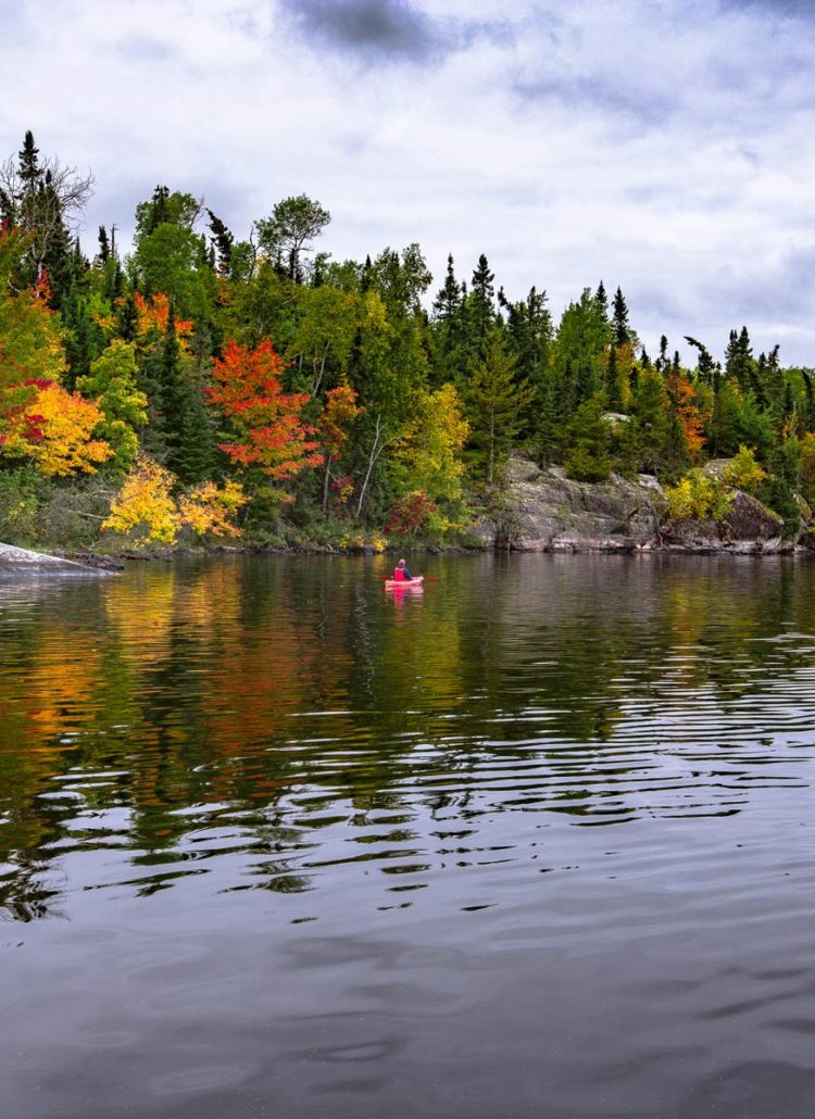 Voyageurs National Park in the fall