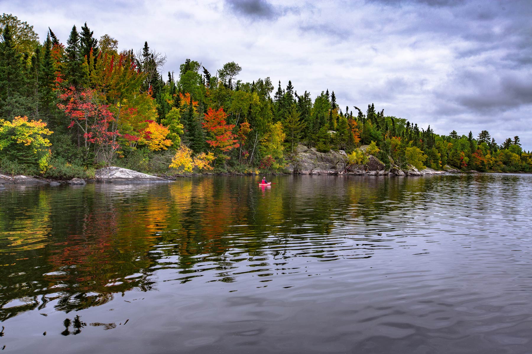 Voyageurs National Park in the fall