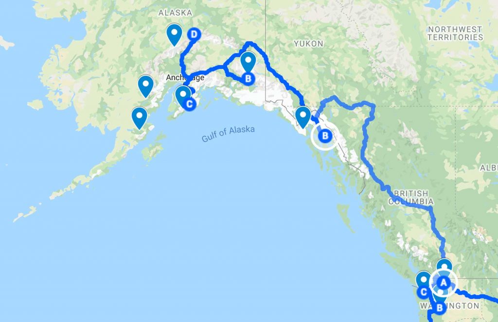 all 63 national parks road trip map alaska