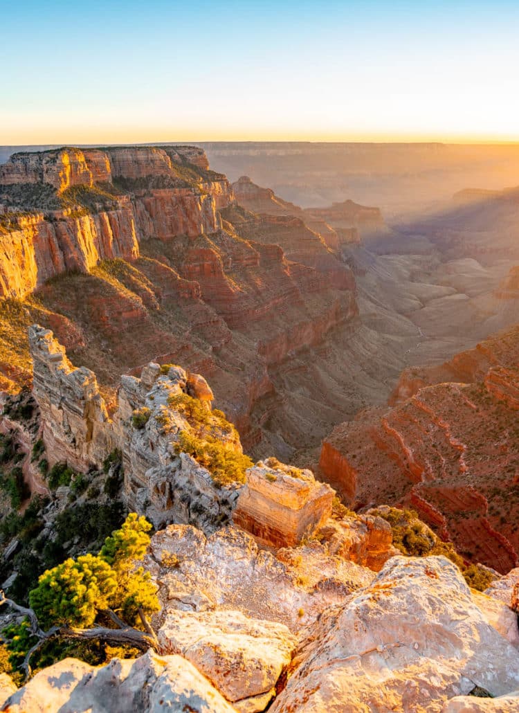sunset cape royal grand canyon national park, national parks near arizona