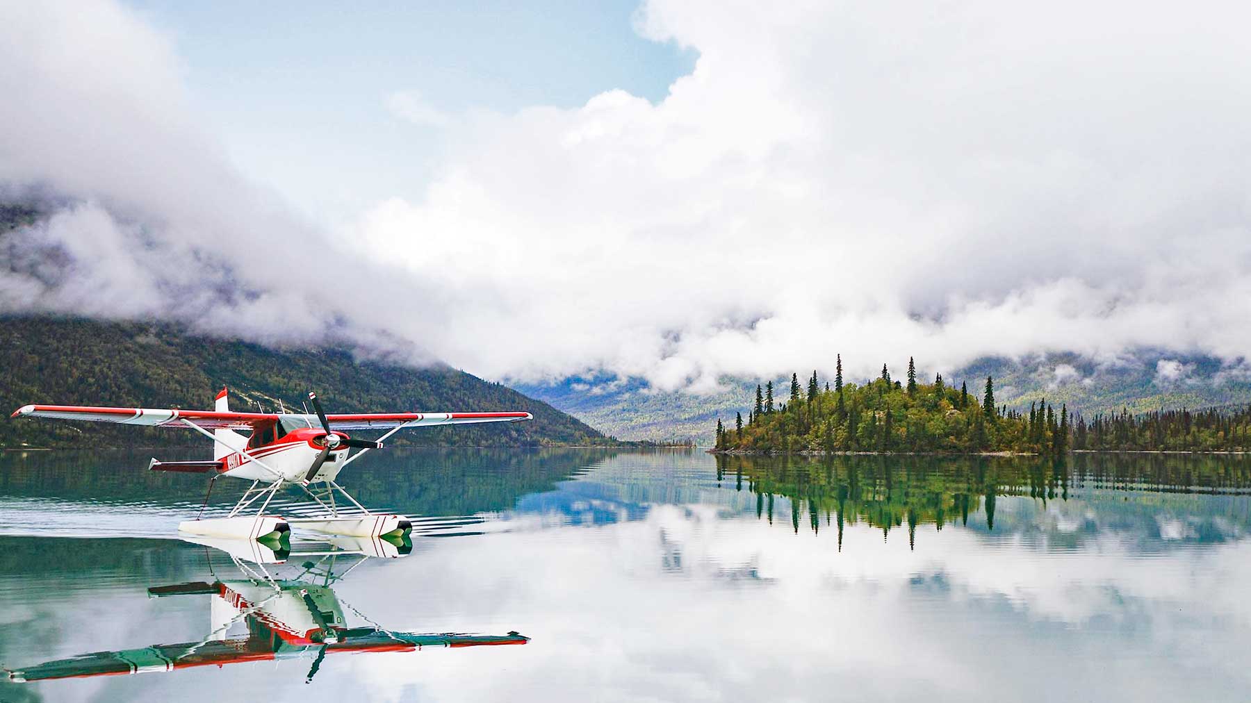 lake clark national park flight, float plane
