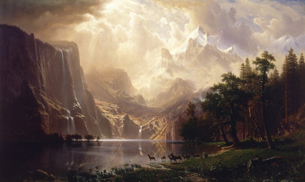 Landscape artist Albert Bierstadt was influenced by the beauty of the Hetch Hetchy Valley.