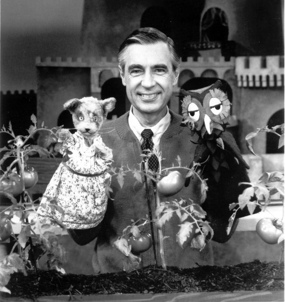 Fred Rogers reached out to children in his neighborhood just as Jacque Cousteau did in Cousteau's undersea world.