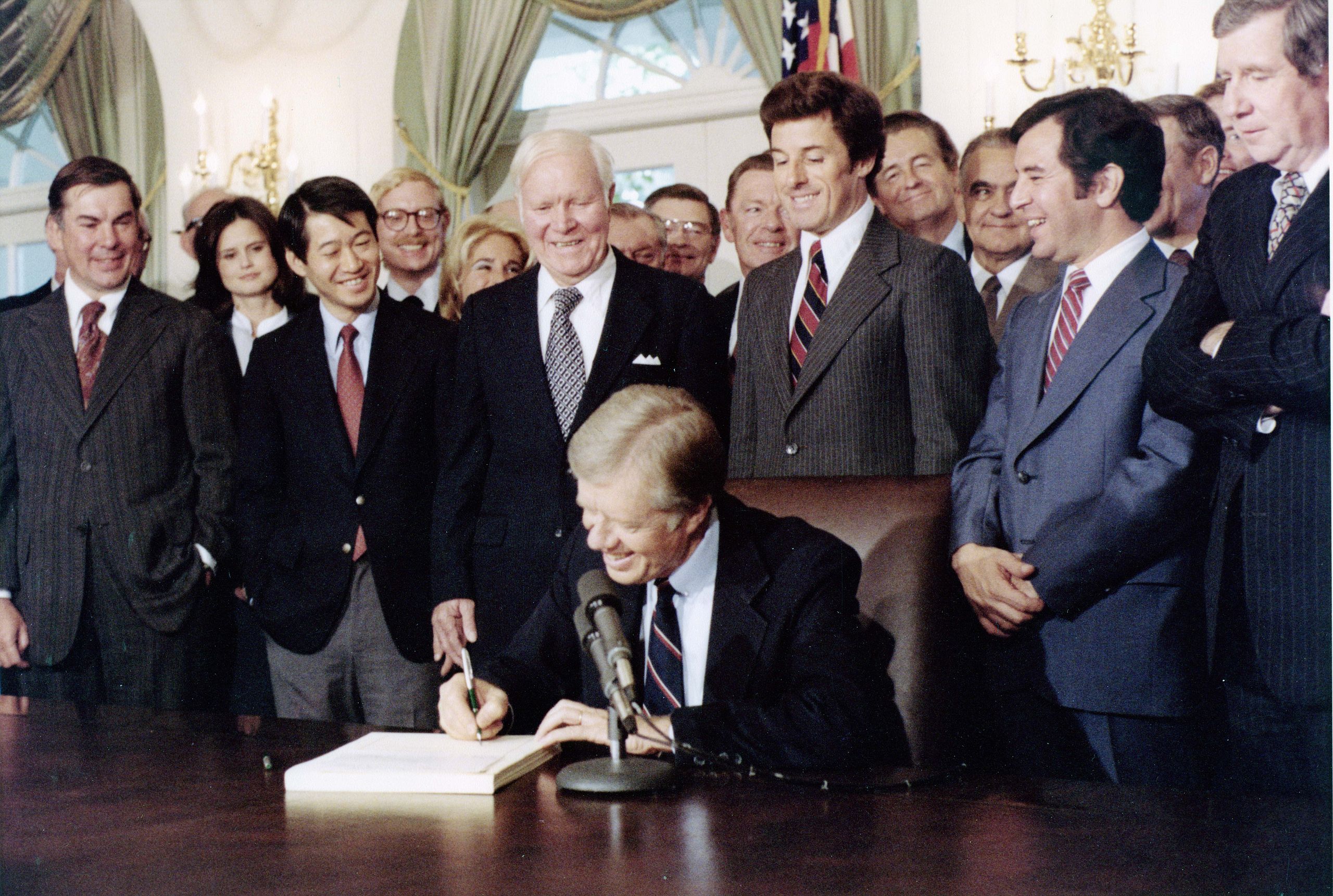 President Carter signed the Endangered American Wilderness Act