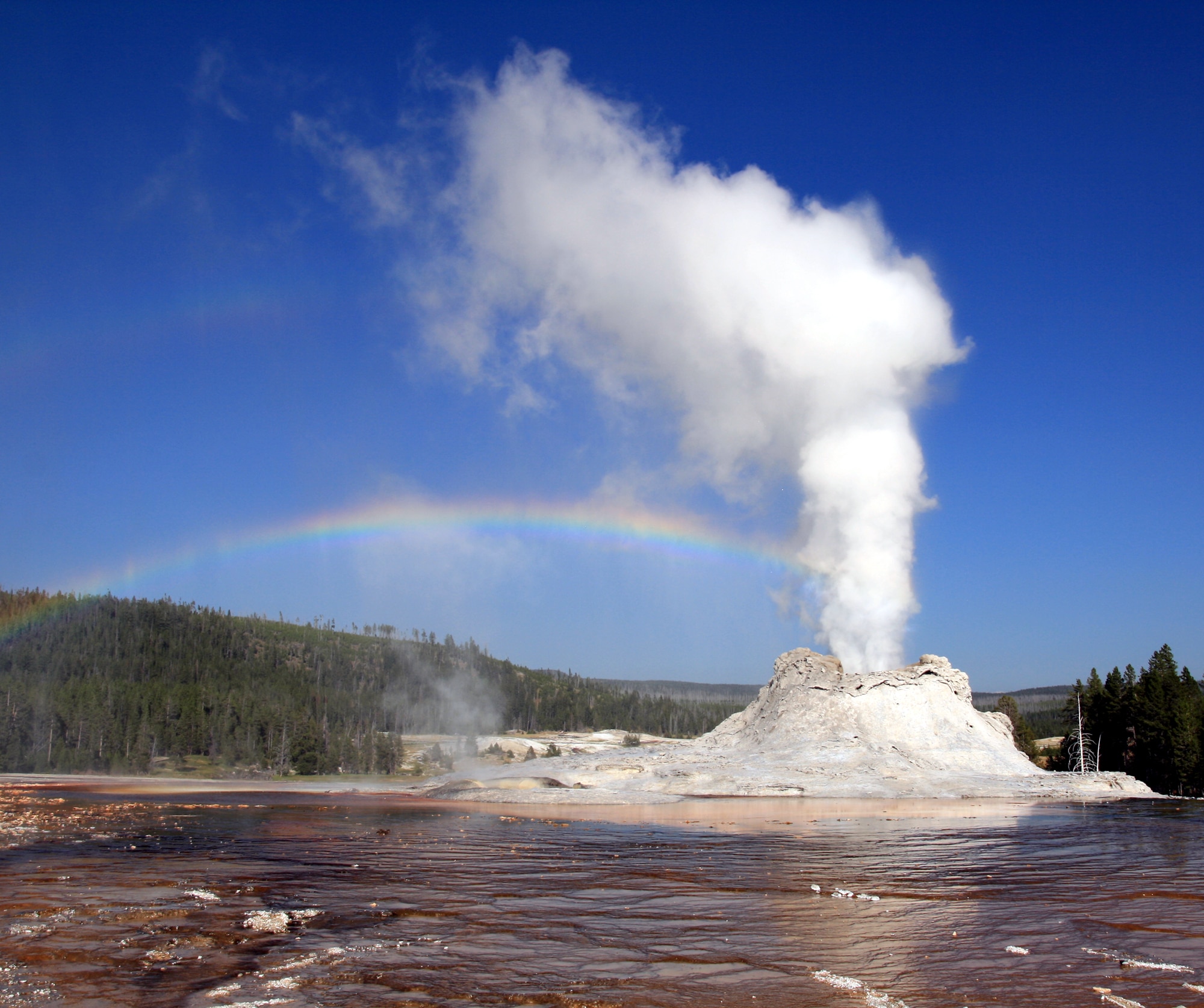 Yellowstone National Park Facts include the story of the Washburn Party which convinced America that it was a place filled with natural wonders.