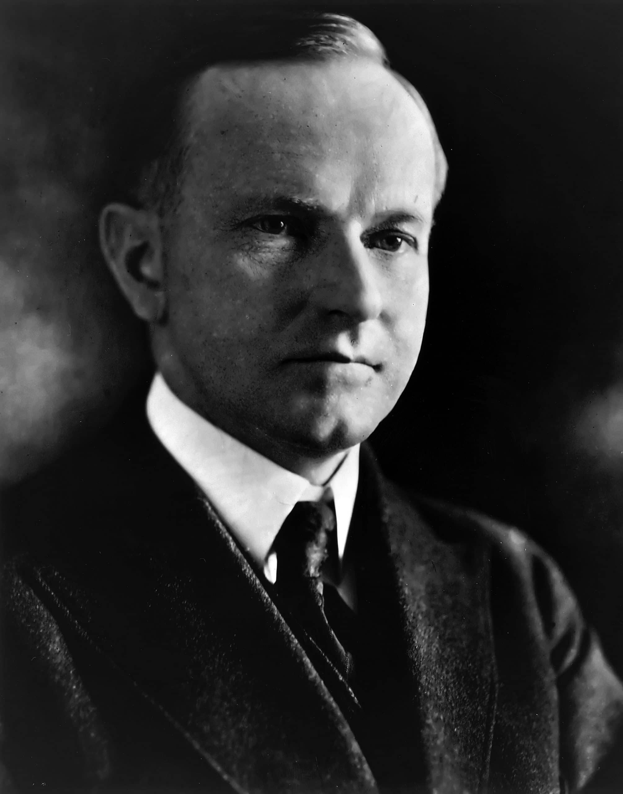 Historic photo of President Calvin Coolidge.