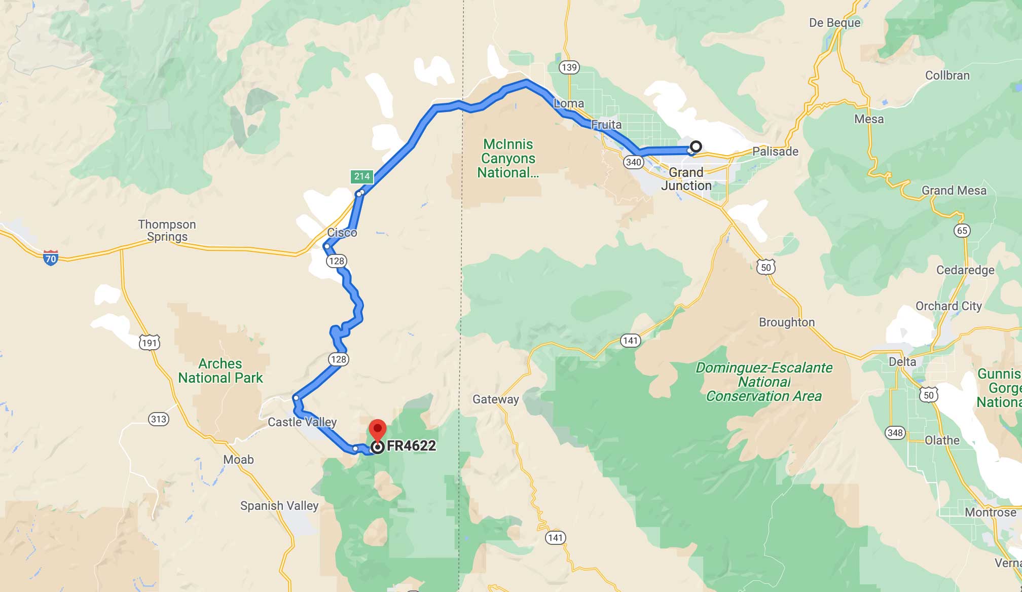 getting to manti la sal national forest
