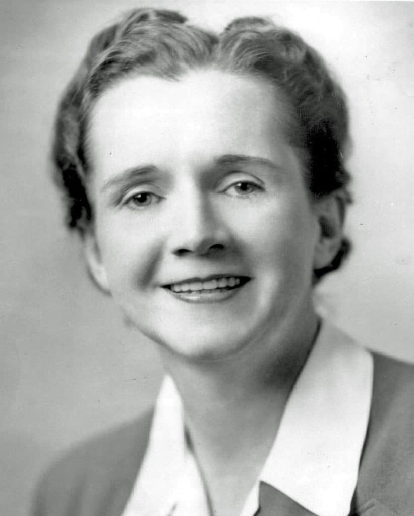 Rachel Carson, along with Aldo Leopold and George Perkins Marsh produced three of the most important works of the environmental movement.