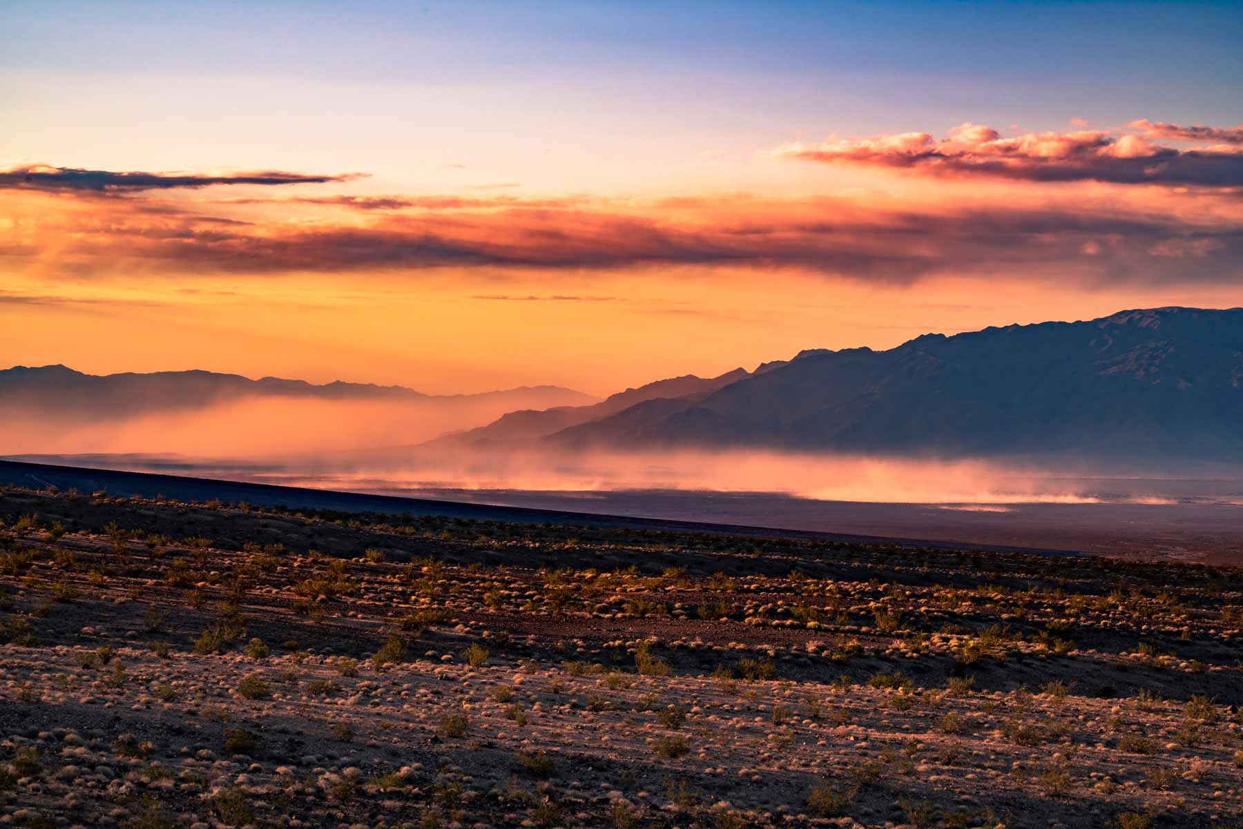sandstorm death valley national park california