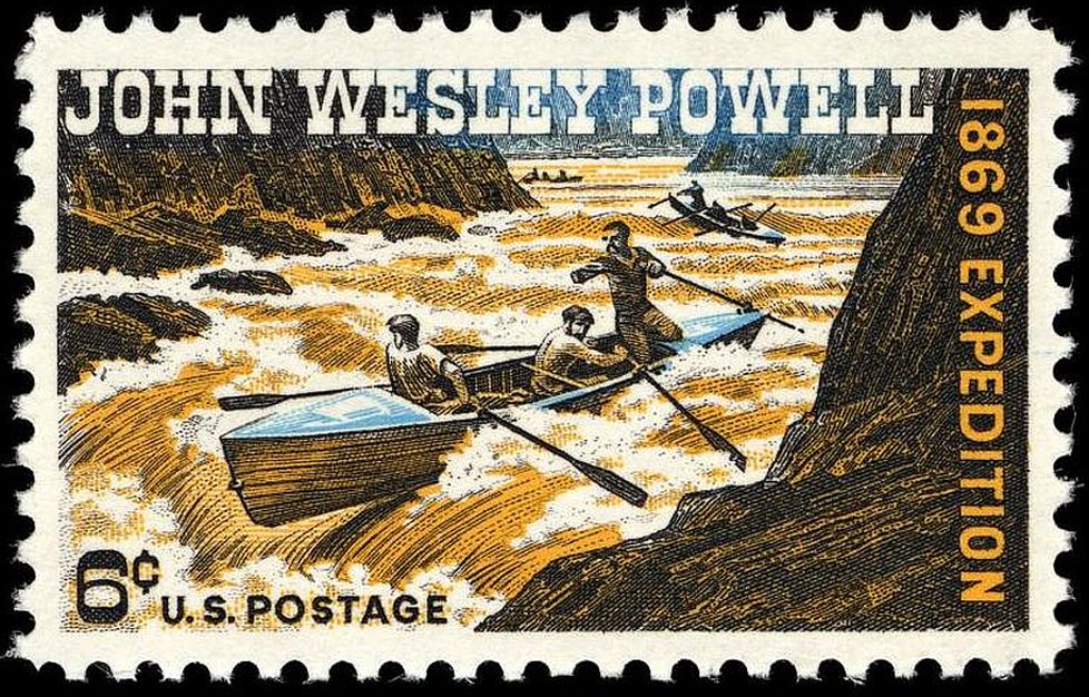 The Powell Expedition was prominently featured on a U.S. Postage Stamp | Capitol Reef National Park Facts