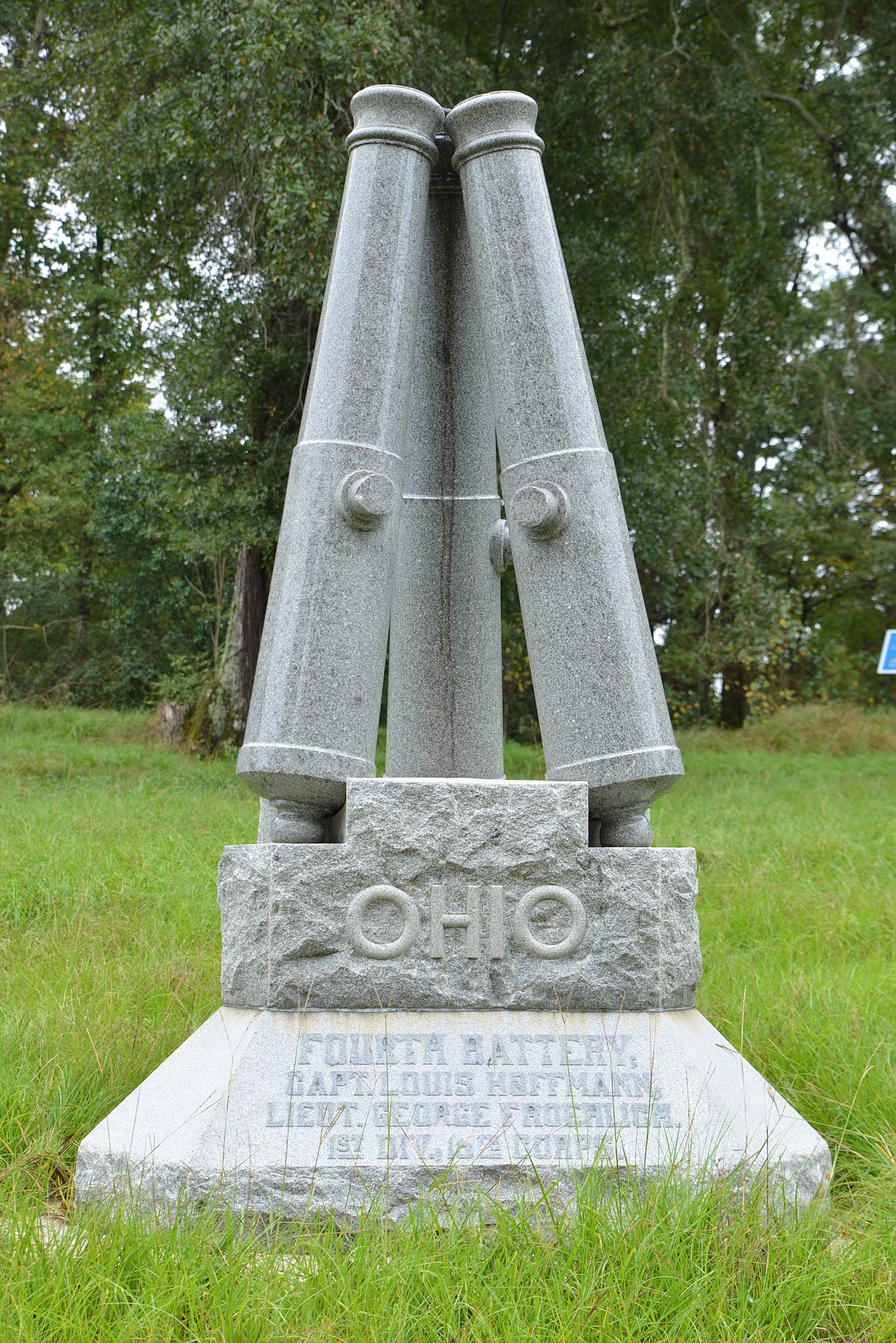 4th Ohio Battery monument