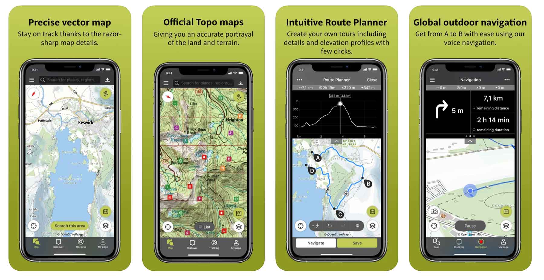 outdoor active hiking app
