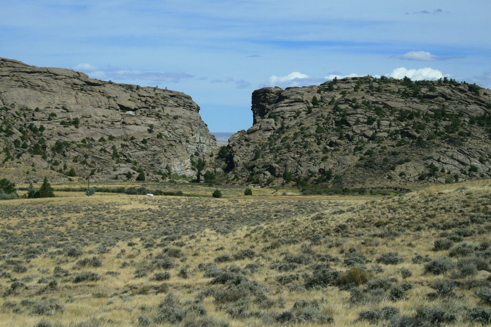 Devil's Gate in Wyoming