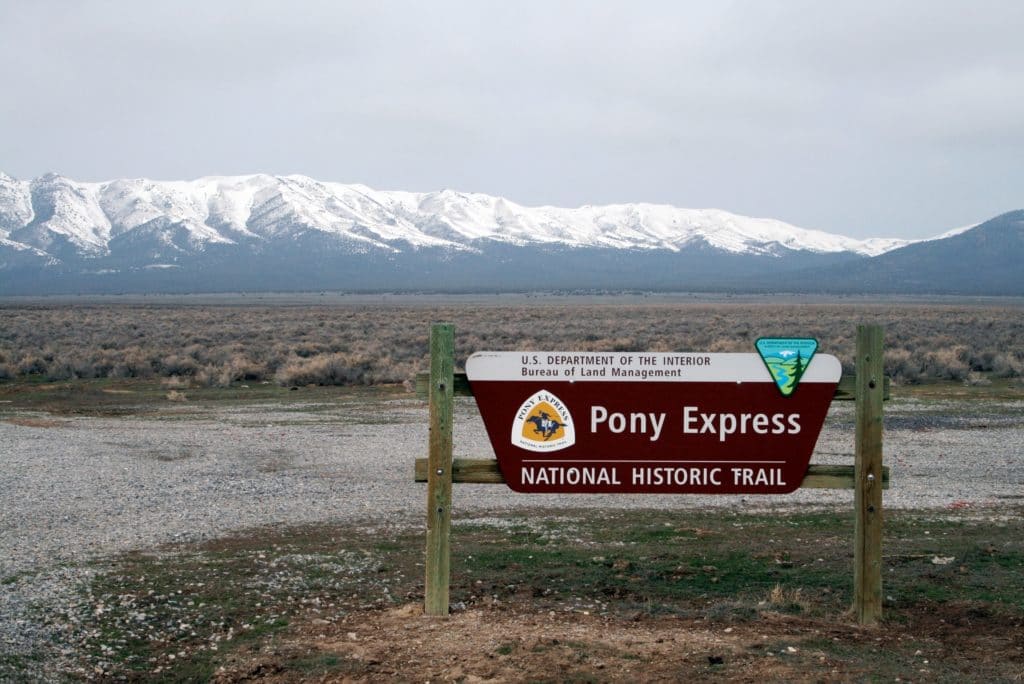 This image has an empty alt attribute; its file name is Pony-Express-Historic-Trail-NPS-1024x684.jpg