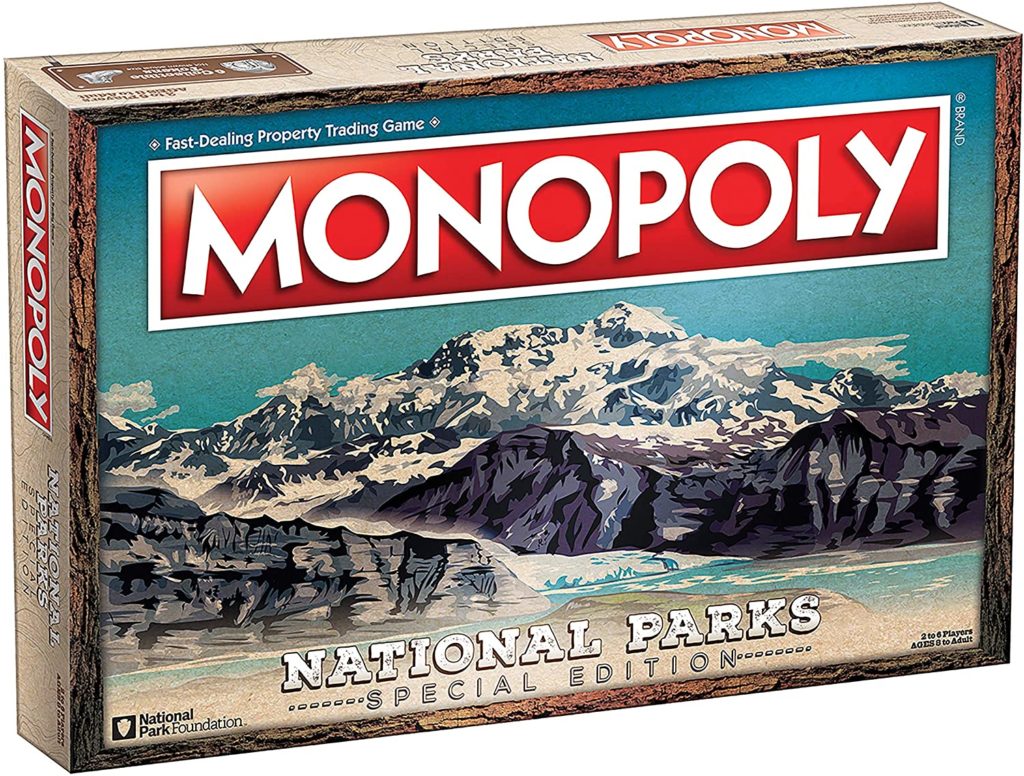 National Parks Monopoly, national park gifts