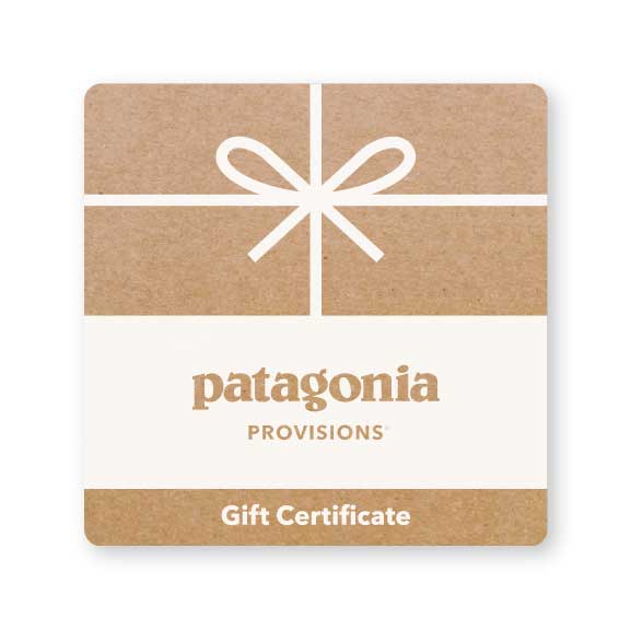 Patagonia Provisions Gift Card, national park gifts