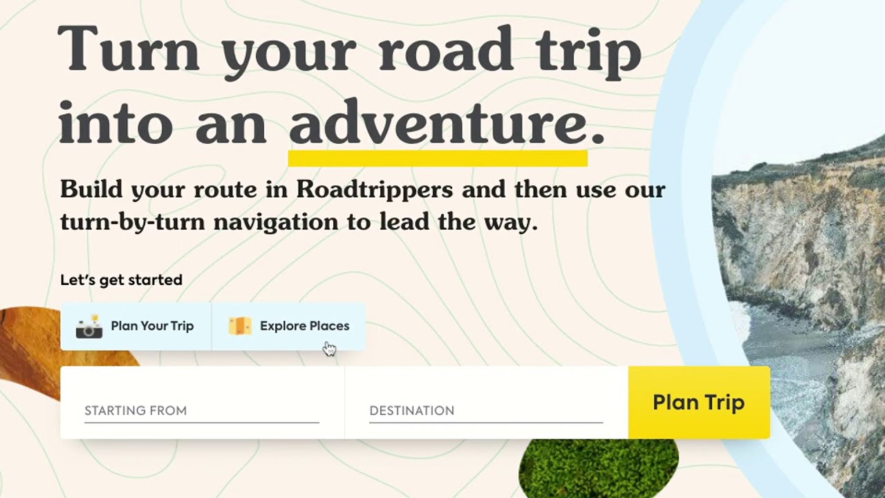 road trip planning apps - roadtrippers