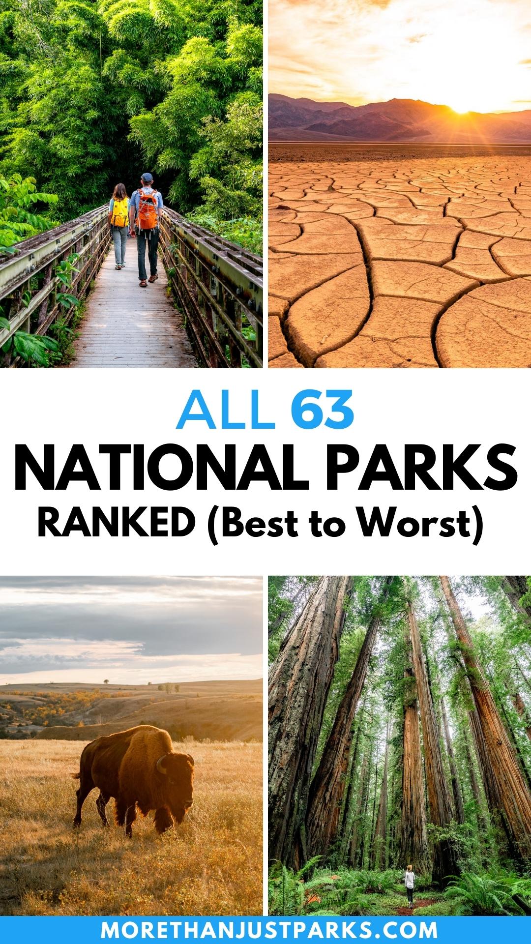 national parks ranked