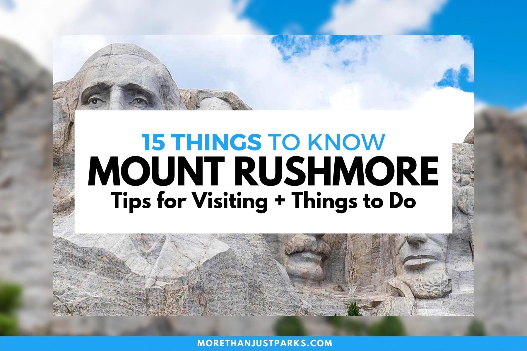 15 HELPFUL Tips for Visiting Mount Rushmore (Things to Do + Photos)