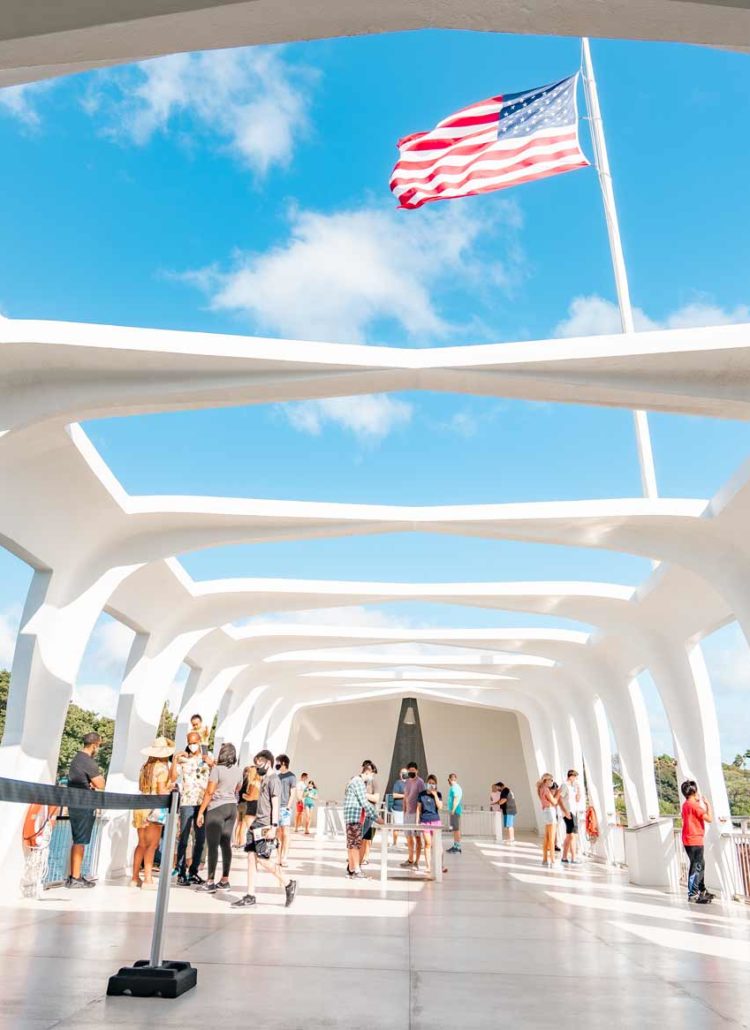 historic landmarks america, pearl harbor national memorial, oahu, hawaii