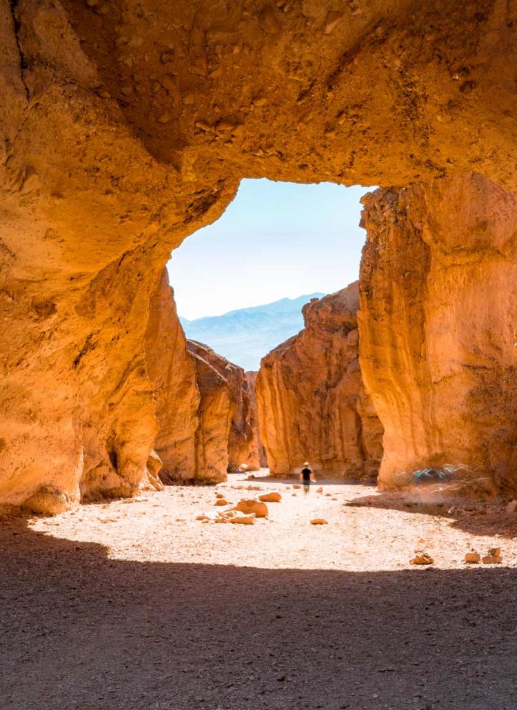 natural bridge, things to do death valley