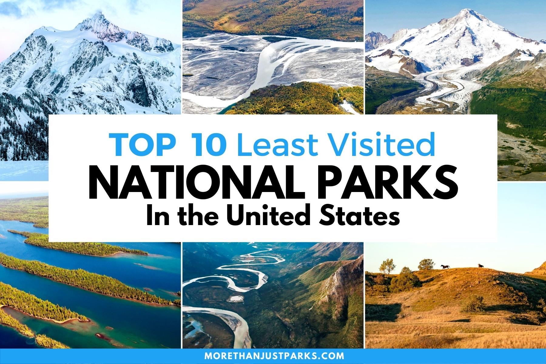 least visited national parks