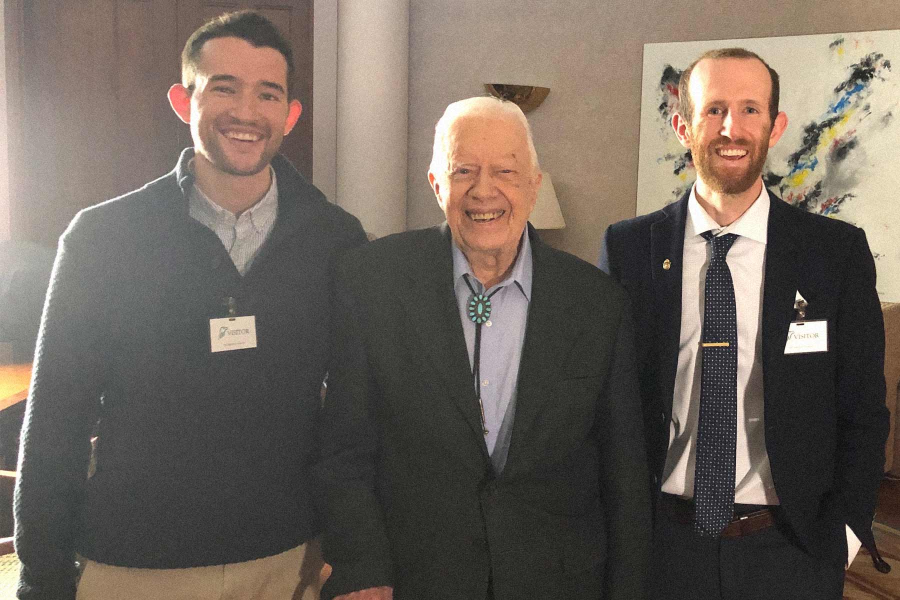 pattiz brothers with jimmy carter