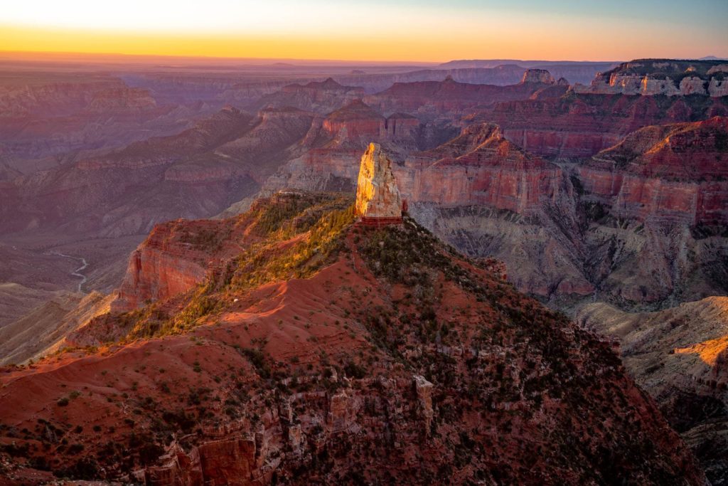 point imperial sunrise grand canyon national park north rim