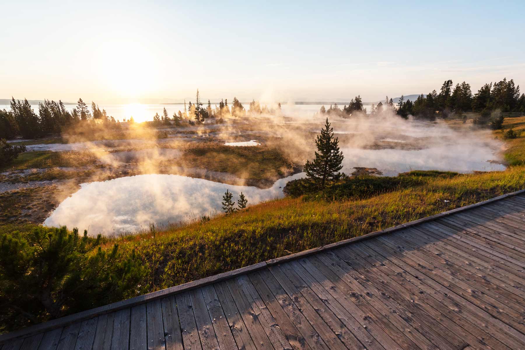 west geyser basin, things to do yellowstone national park