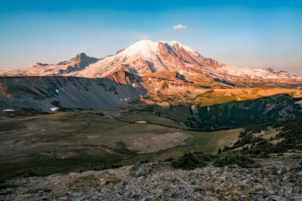 Rainier from the Burroughs Mountain trail.