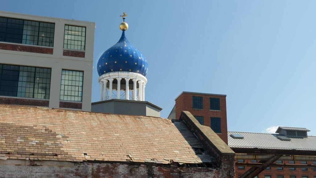 The Blue Onion Dome in Coltsville | Connecticut National Parks