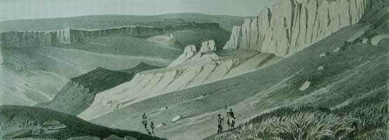 Illustration from Gunnison-Beckwith Exploration Report, 1855 | Black Canyon of the Gunnison Facts 