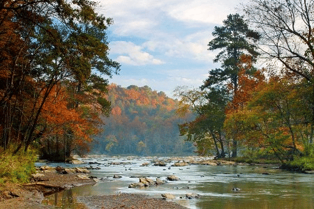 The Chattahoochee River in Autumn | Georgia National Parks