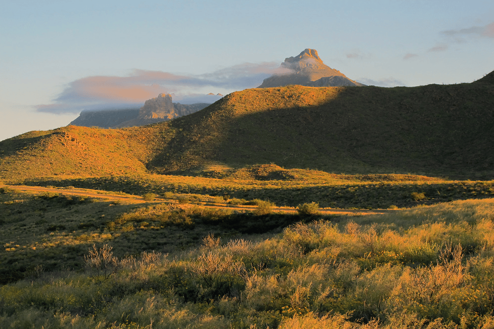 Afternoon Light Across the Chisos Mountains 