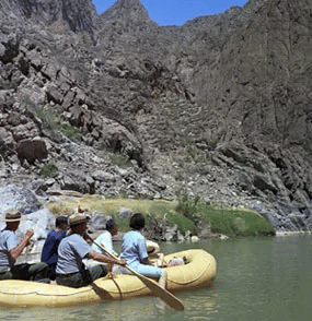 Lady Bird Johnson and group rafting down the Rio Grande | Big Bend National Park Facts