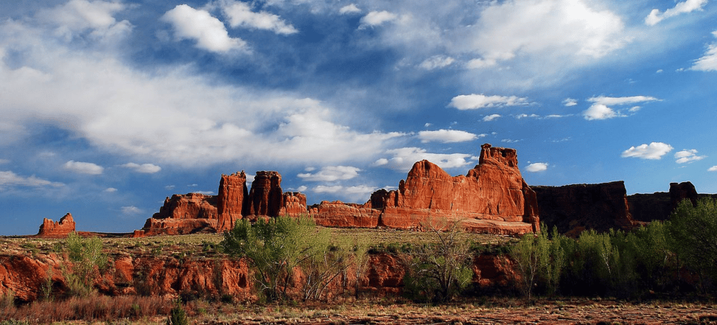 Courthouse Towers, Arches National Park | Best Road Trip Movies