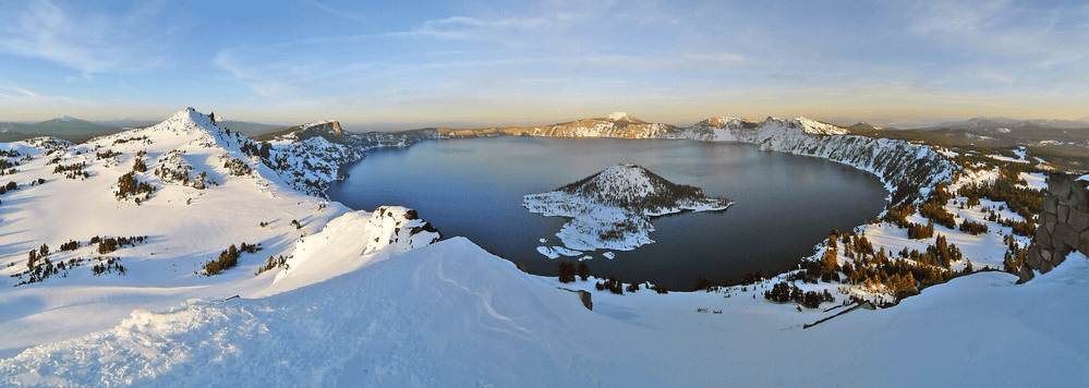 Crater Lake from Watchman Peak | Crater Lake National Park Facts