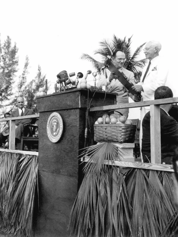 Ernest F. Coe at the dedication of Everglades National Park | Everglades National Park Facts