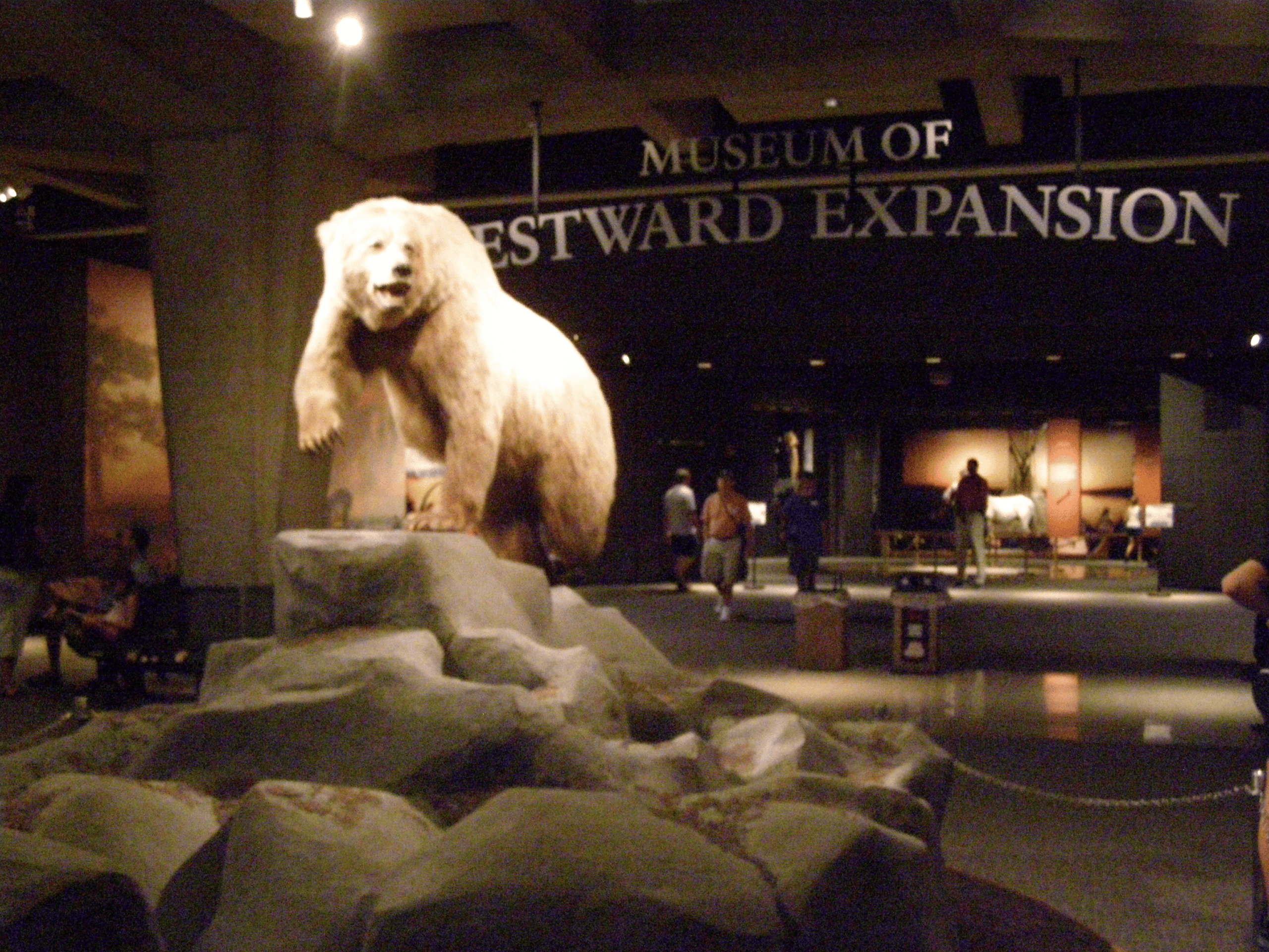 Museum of Westward Expansion in Jefferson Nat'l Expansion Memorial NHS, below the arch in St. Louis