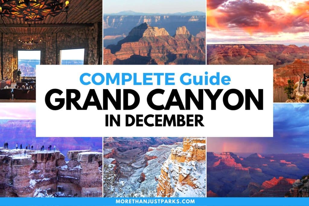 grand canyon in december, grand canyon national park in winter