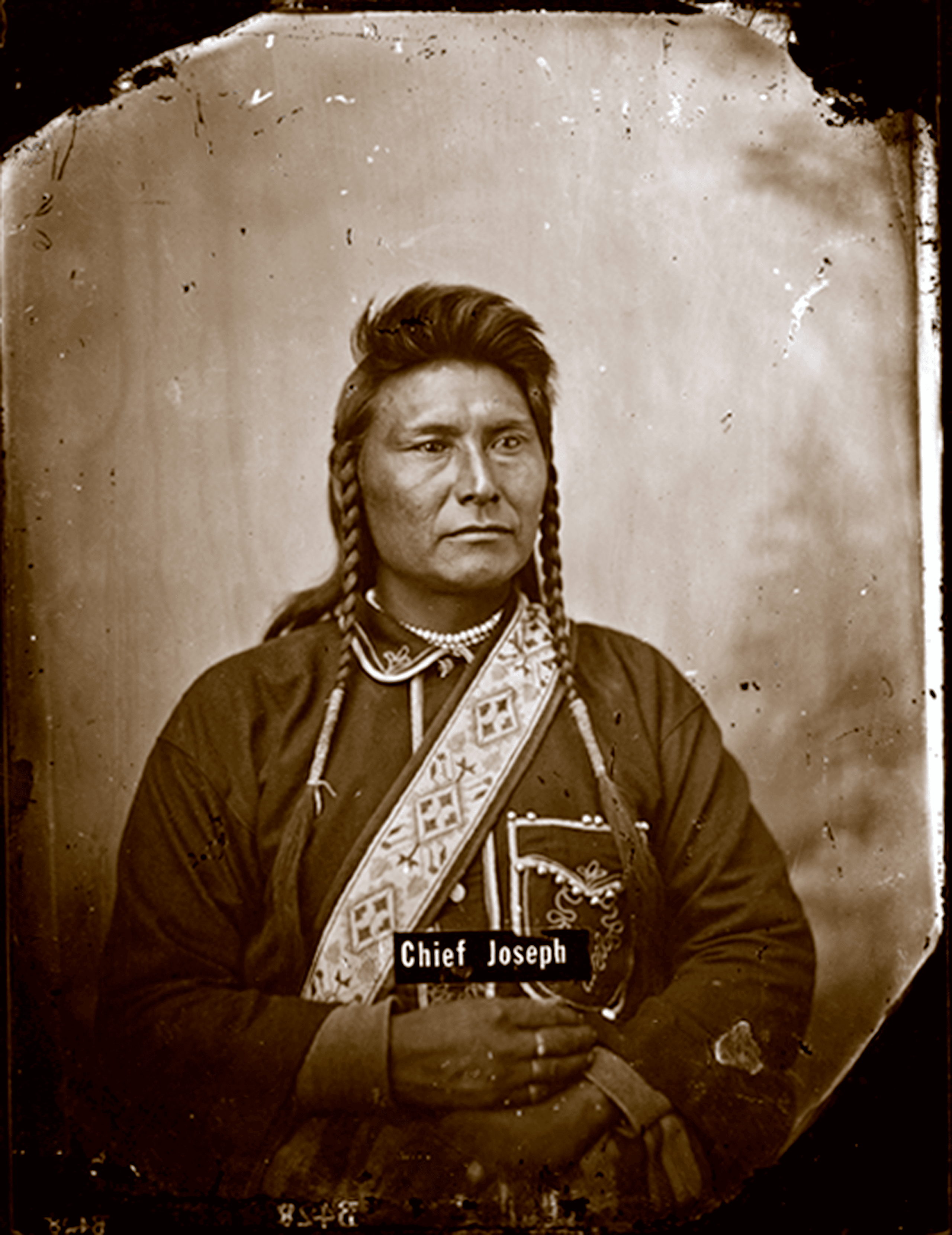 Chief Joseph by Orlando Scott Goff, 1877 Bismarck, Dakota Territory