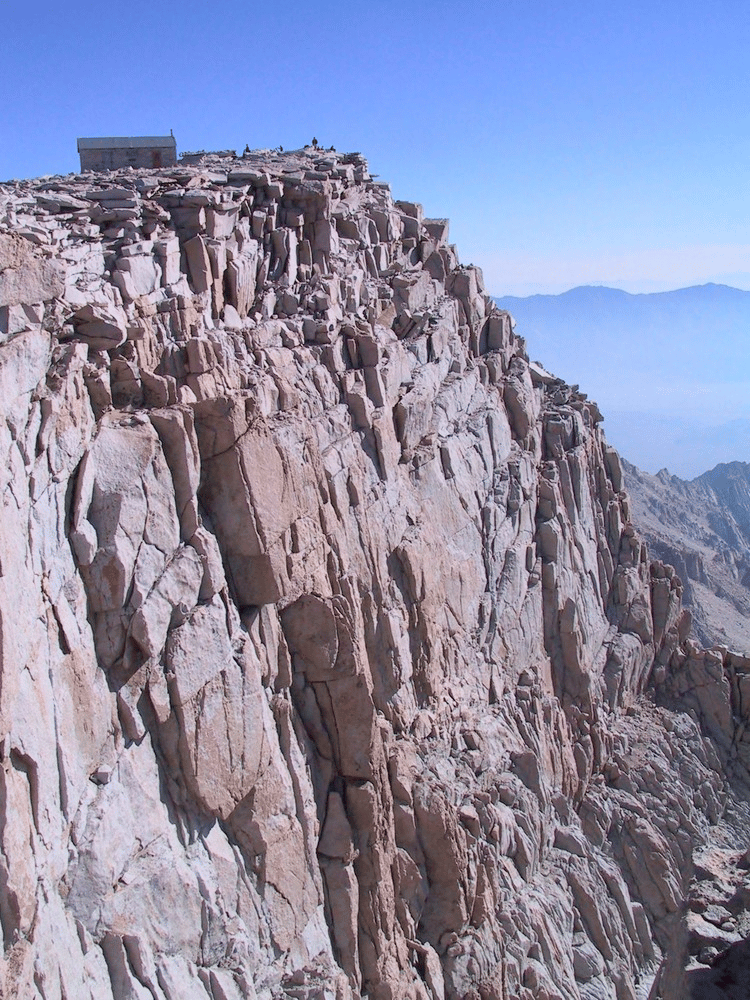 Smithsonian hut on top of Mt. Whitney, Sequoia National Park