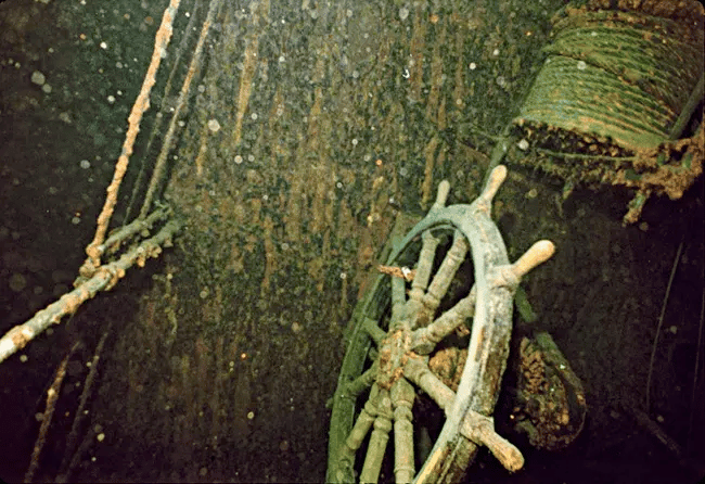 Wheel of the SS KAMLOOPS