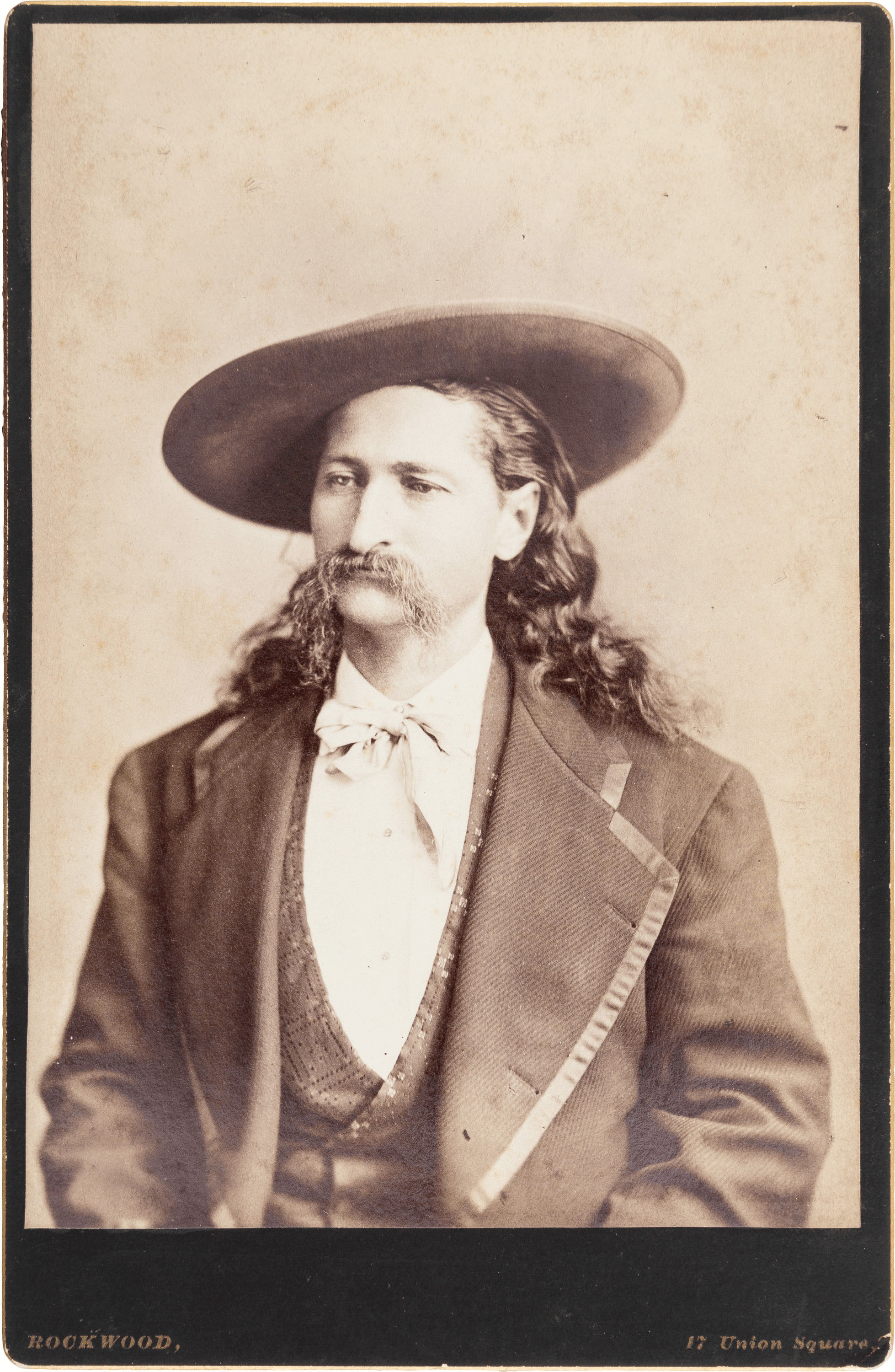 Cabinet card photograph of Wild Bill Hickok | Historic Sites In South Dakota