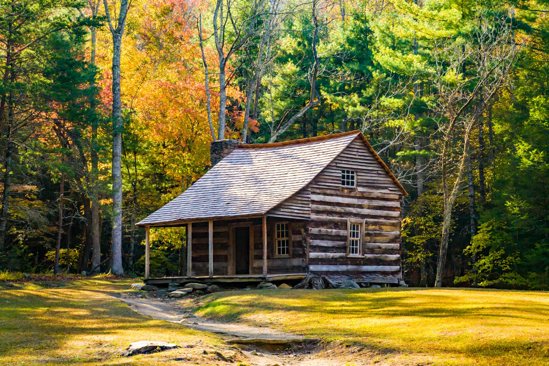 carter shields cabin, cades cove, great smoky mountains national park