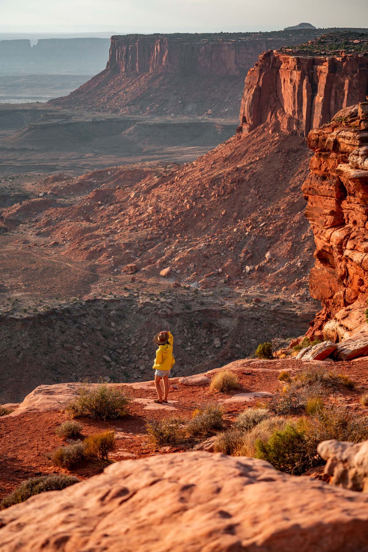 things to do canyonlands national park utah, orange cliffs overlook