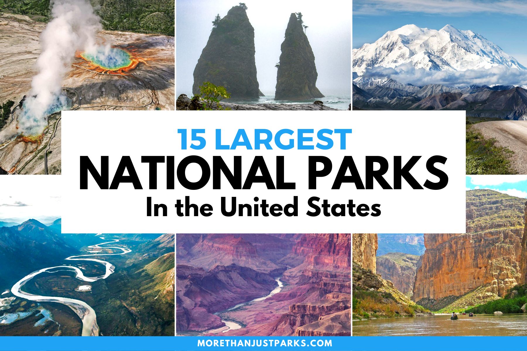 largest national parks, biggest national parks