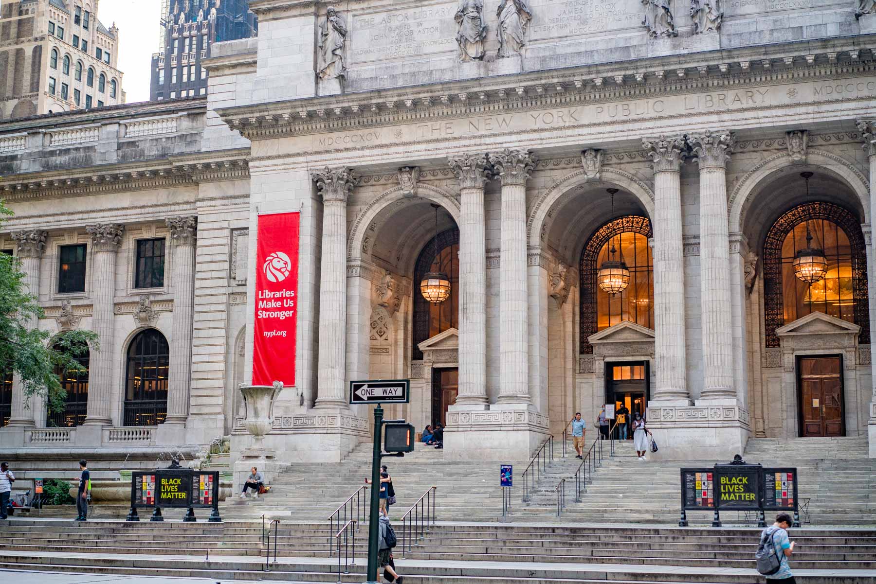 new york public library, new york landmarks