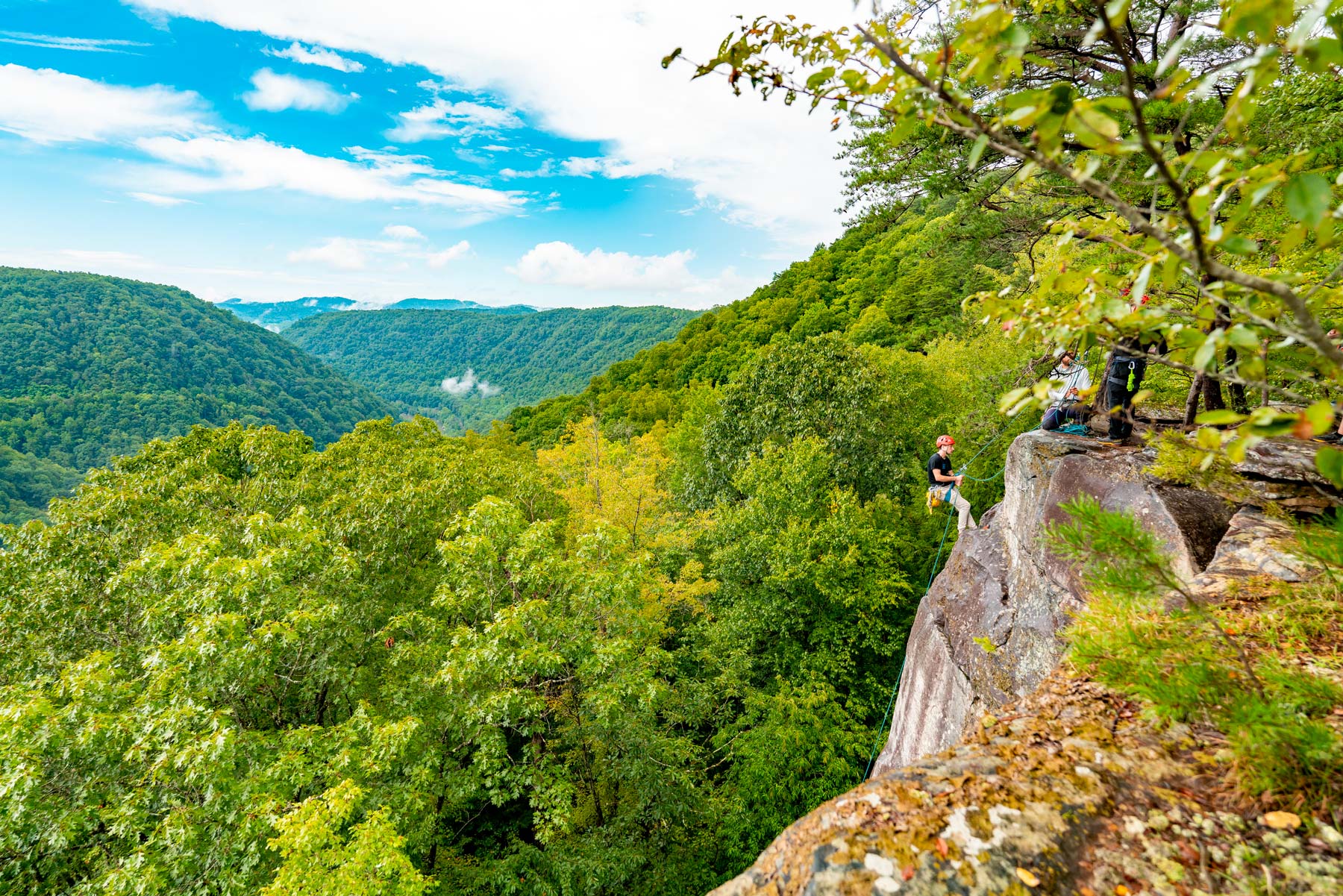 things to do new river gorge national park, new river gorge national park west virginia, rappelling, rock climbing Best National Parks to Visit in September
